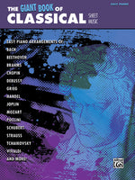 Book cover for The Giant Book of Classical Piano Sheet Music: Easy Piano