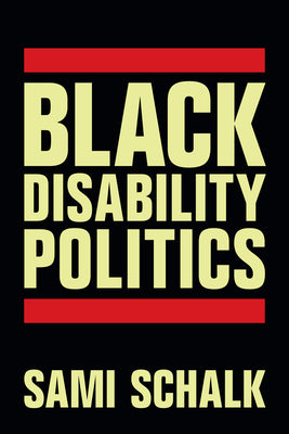 Book cover for Black Disability Politics