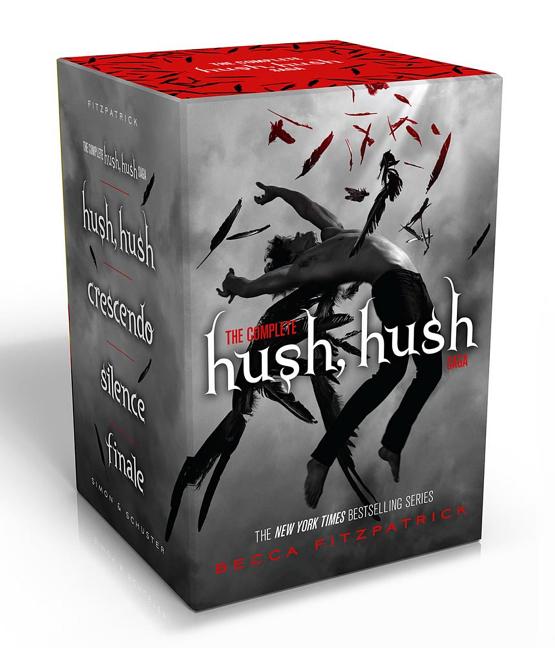 Book cover for Complete Hush, Hush Saga (Boxed Set): Hush, Hush; Crescendo; Silence; Finale