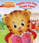 Book cover for Happy Love Day, Daniel Tiger!: A Lift-The-Flap Book