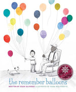 Book cover for The Remember Balloons
