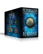 Book cover for Pendragon Complete Collection (Boxed Set): The Merchant of Death; The Lost City of Faar; The Never War; The Reality Bug; Black Water; The Rivers of Za