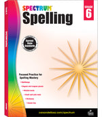 Book cover for Spectrum Spelling, Grade 6
