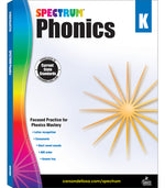 Book cover for Spectrum Phonics, Grade K