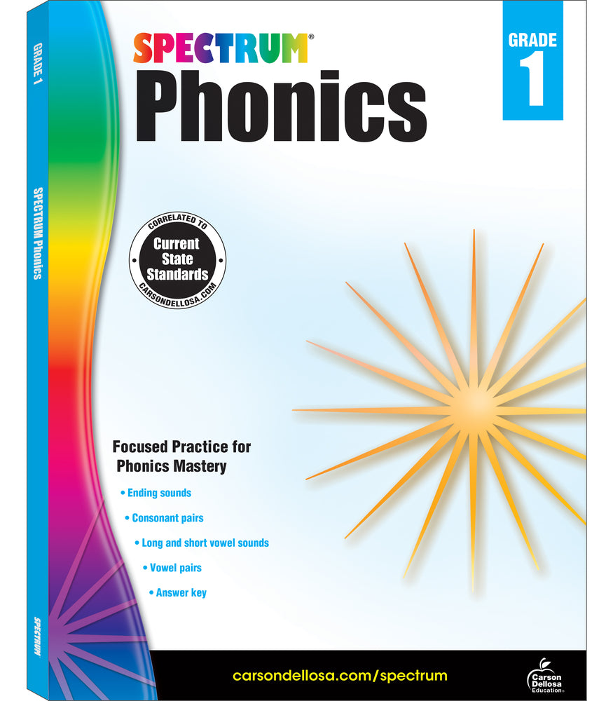 Book cover for Spectrum Phonics, Grade 1