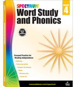 Book cover for Spectrum Word Study and Phonics, Grade 4: Volume 83