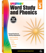 Book cover for Spectrum Word Study and Phonics, Grade 5