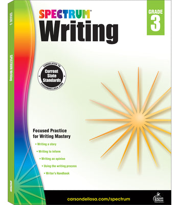 Book cover for Spectrum Writing, Grade 3