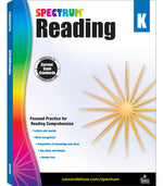 Book cover for Spectrum Reading Workbook, Grade K