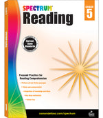 Book cover for Spectrum Reading Workbook, Grade 5