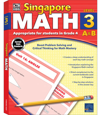 Book cover for Singapore Math, Grade 4: Volume 24