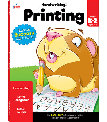 Book cover for Handwriting: Printing Workbook