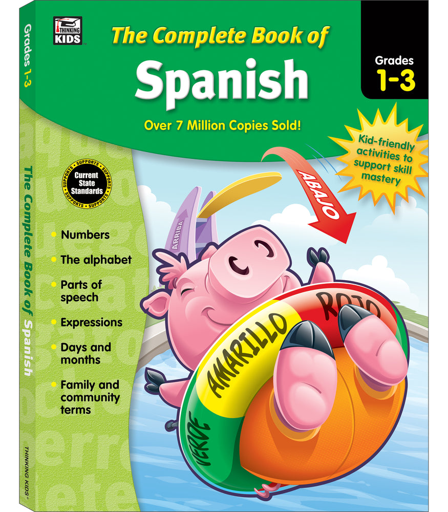Book cover for The Complete Book of Spanish, Grades 1 - 3