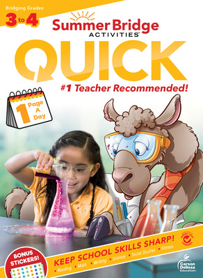 Book cover for Summer Bridge Activities(r) Quick, Grades 3 - 4