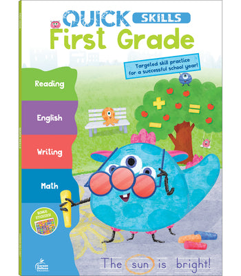 Book cover for Quick Skills First Grade Workbook