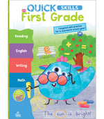 Book cover for Quick Skills First Grade Workbook