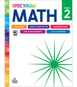 Book cover for Spectrum Math Workbook, Grade 2