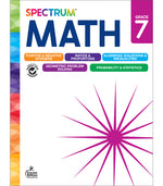 Book cover for Spectrum Math Workbook, Grade 7