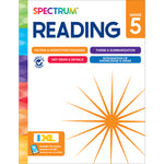Book cover for Spectrum Reading Workbook, Grade 5