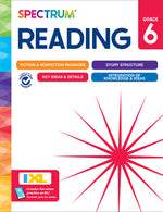 Book cover for Spectrum Reading Workbook, Grade 6