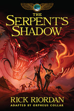 Book cover for Kane Chronicles, The, Book Three: Serpent's Shadow: The Graphic Novel, The-Kane Chronicles, The, Book Three