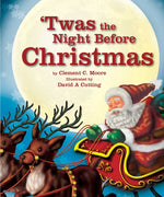 Book cover for 'Twas the Night Before Christmas