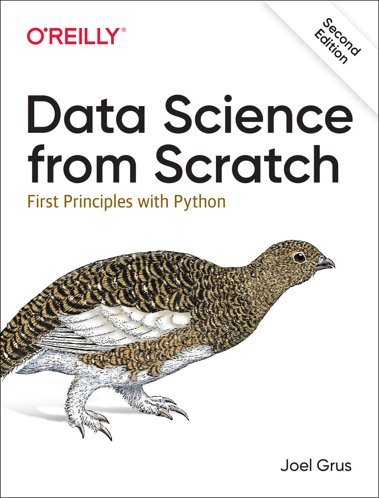 Book cover for Data Science from Scratch: First Principles with Python