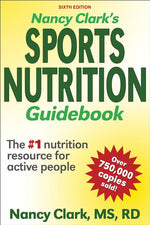 Book cover for Nancy Clark's Sports Nutrition Guidebook