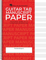 Book cover for Guitar Tablature Manuscript Paper - Wire-Bound: Manuscript Paper