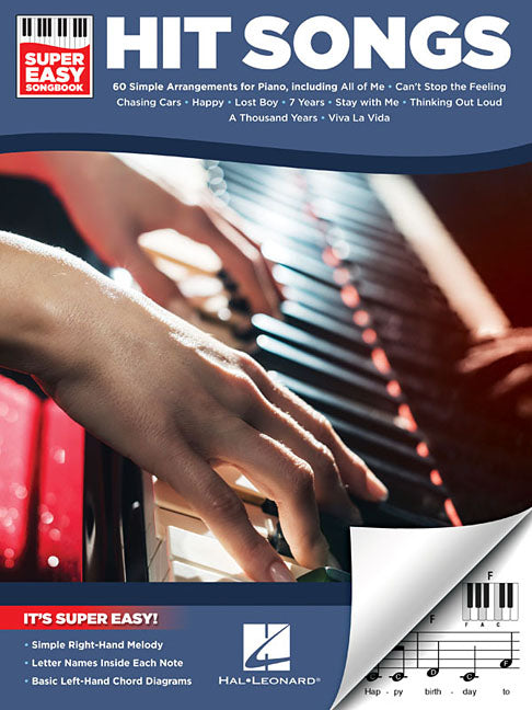Book cover for Hit Songs - Super Easy Songbook