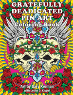 Book cover for Gratefully Deadicated Pin Art: Coloring Book