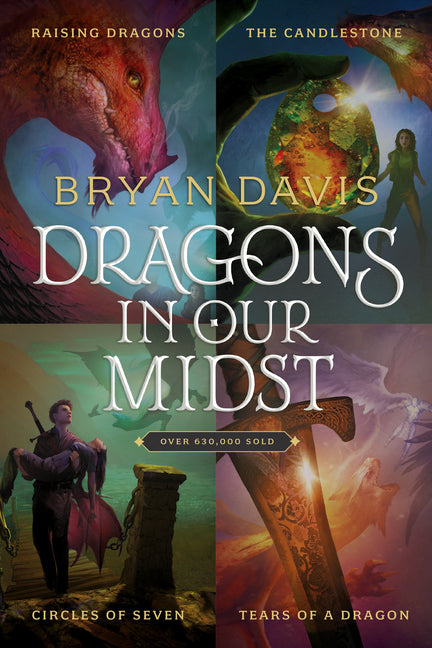 Book cover for Dragons in Our Midst 4-Book Set: Raising Dragons / The Candlestone / Circles of Seven / Tears of a Dragon