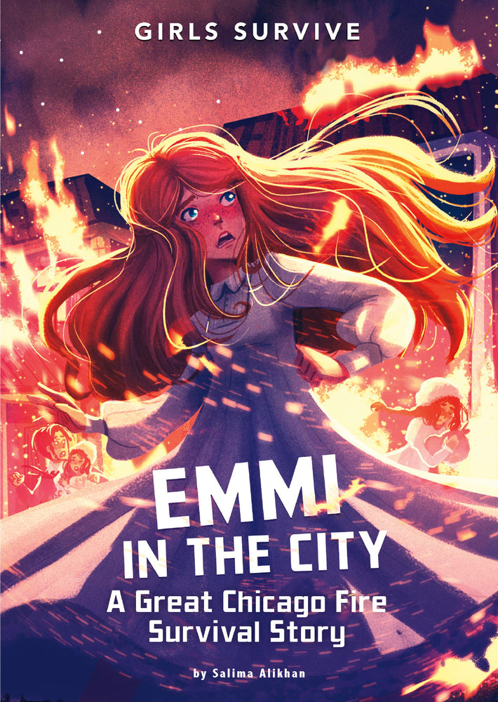 Book cover for Emmi in the City: A Great Chicago Fire Survival Story