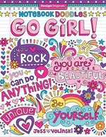 Book cover for Notebook Doodles Go Girl!: Coloring & Activity Book