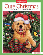 Book cover for Cute Christmas Holiday Coloring Book