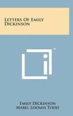 Book cover for Letters of Emily Dickinson