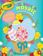 Book cover for Crayola: Easter Egg Mosaic Sticker by Number (a Crayola Easter Spring Sticker Activity Book for Kids)