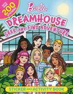 Book cover for Barbie Dreamhouse Seek-And-Find Adventure: 100% Officially Licensed by Mattel, Sticker & Activity Book for Kids Ages 4 to 8