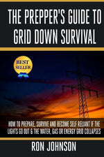 Book cover for The Prepper's Guide To Grid Down Survival: How To Prepare For & Survive A Gas, Water, Or Electricity Grid Collapse