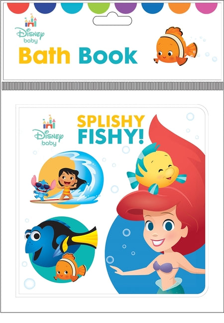 Book cover for Disney Baby: Splishy Fishy! Bath Book