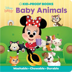 Book cover for Disney Baby: Baby Animals Kid-Proof Books