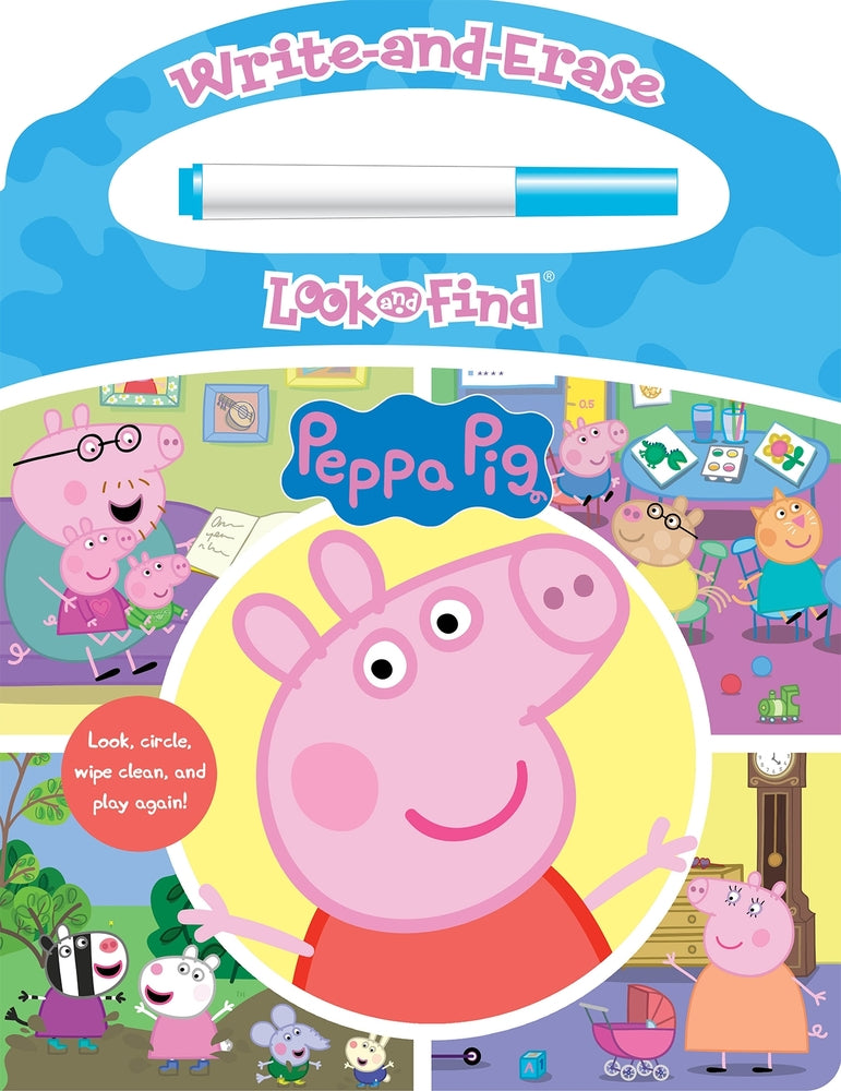 Book cover for Peppa Pig: Write-And-Erase Look and Find