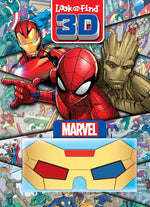 Book cover for Marvel: Look and Find 3D