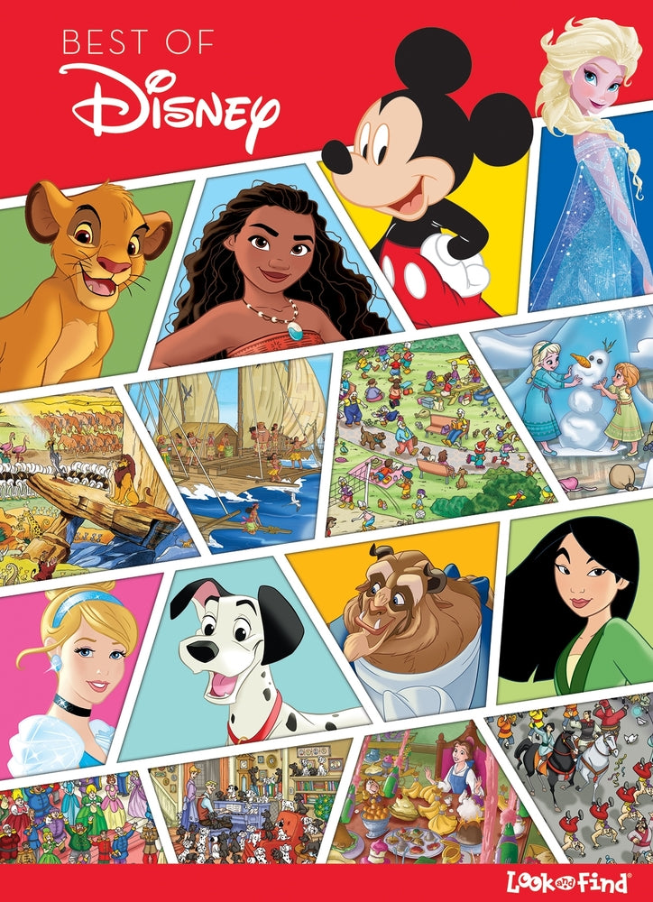 Book cover for Disney: Best of Disney Look and Find