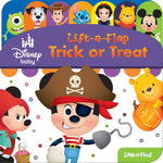 Book cover for Disney Baby: Trick or Treat Lift-A-Flap Look and Find
