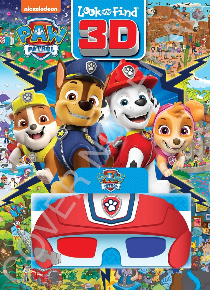 Book cover for Nickelodeon Paw Patrol: Look and Find 3D