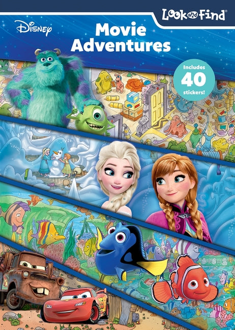 Book cover for Disney: Movie Adventures Look and Find