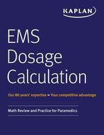 Book cover for EMS Dosage Calculation: Math Review and Practice for Paramedics
