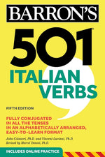 Book cover for 501 Italian Verbs, Fifth Edition