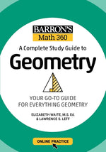 Book cover for Barron's Math 360: A Complete Study Guide to Geometry with Online Practice